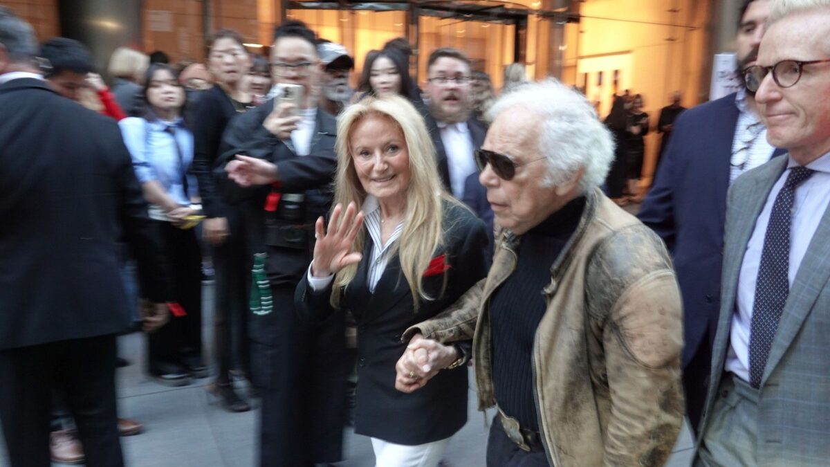 Ο Ραλφ Λόρεν με τη σύζυγό του