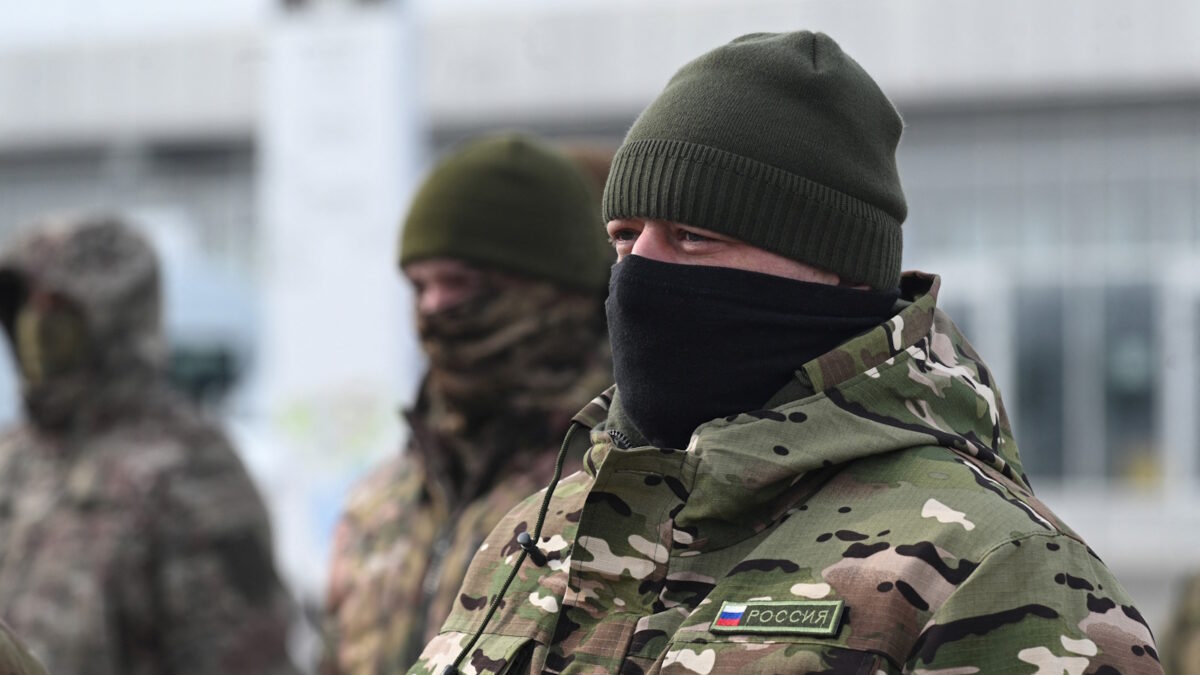 Ρώσοι κουκουλοφόροι στρατιώτες