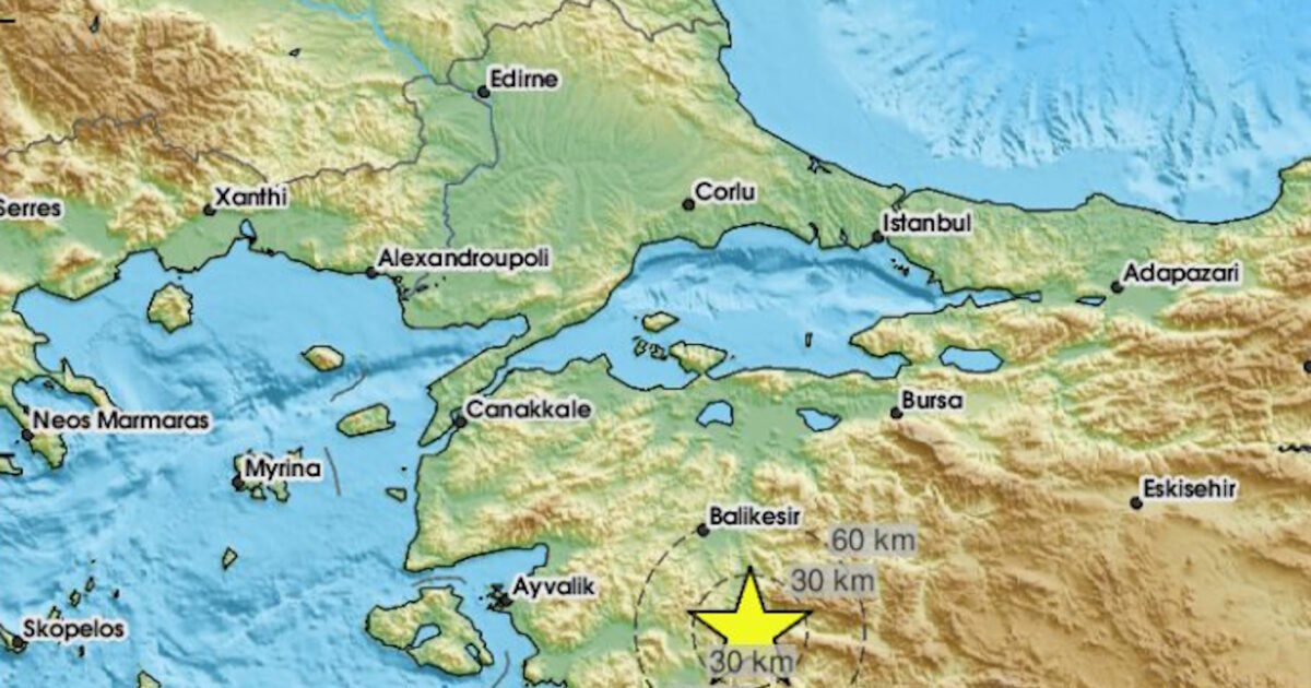 5.1 Richter earthquake in Turkey – focusing area hit hard by Enceladus in August