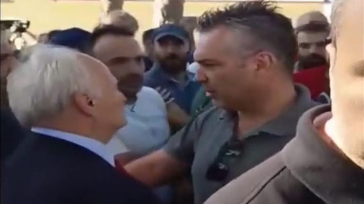 Ένταση κατά την επίσκεψη του υφυπουργού Αγροτικής Ανάπτυξης, Ιωάννη Ανδριανού στις Σέρρες