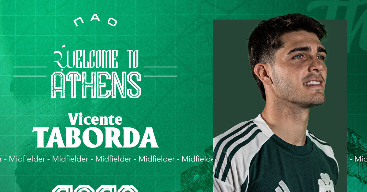 Vicente Tampord was announced by Panathinaikos