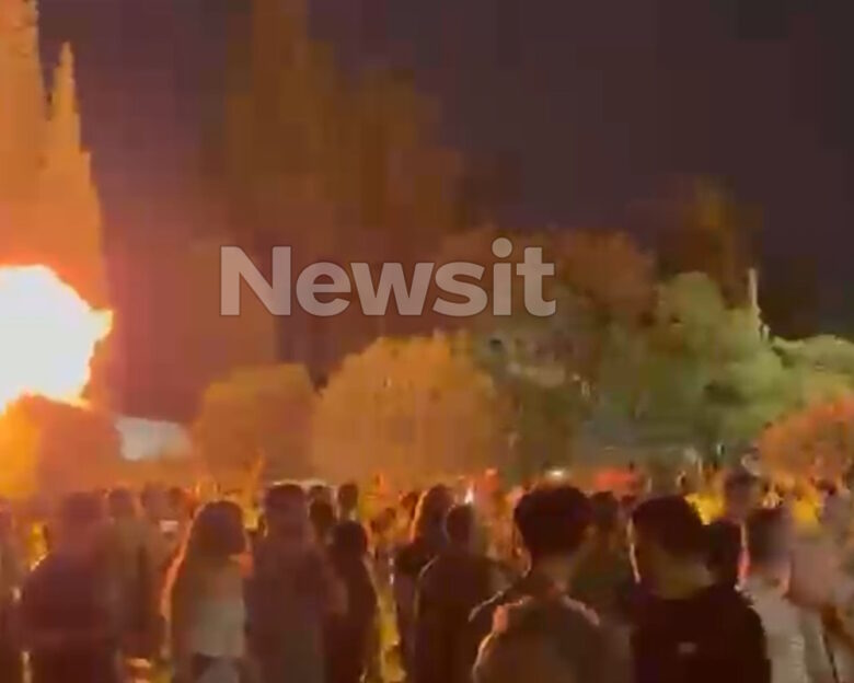 Επεισόδια μετά τη συγκέντρωση στο Σύνταγμα για τα Τέμπη