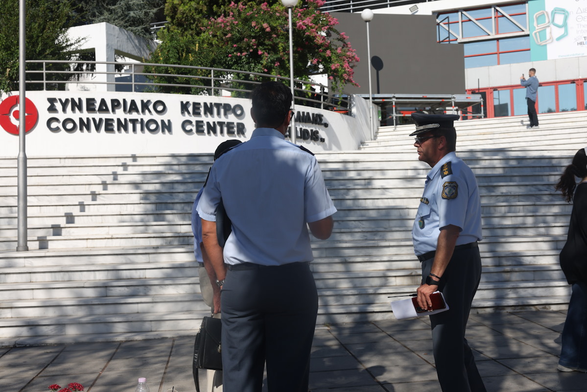 Μέτρα ασφαλείας εν όψει της ομιλίας του Πρωθυπουργού Κυριάκου Μητσοτάκη στην 89η ΔΕΘ