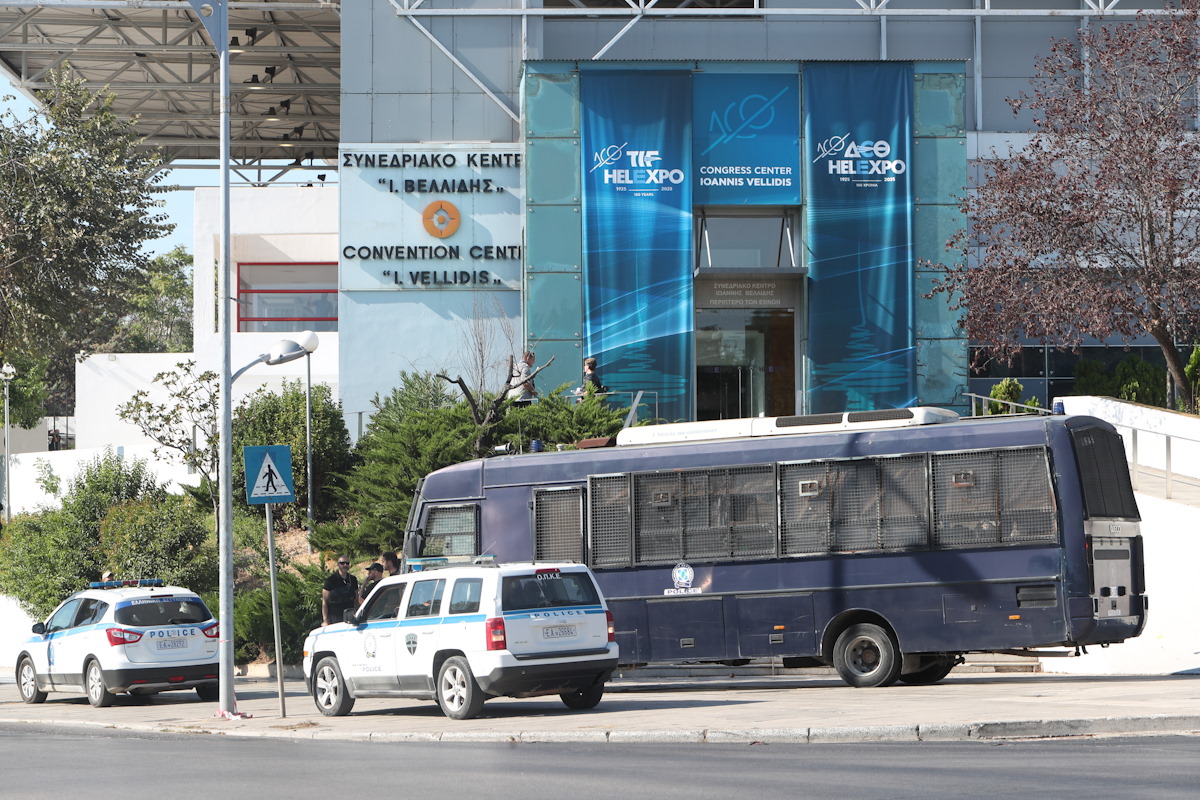 Μέτρα ασφαλείας εν όψει της ομιλίας του Πρωθυπουργού Κυριάκου Μητσοτάκη στην 89η ΔΕΘ