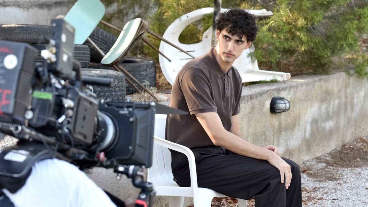 Στιγμιότυπο από τα γυρίσματα της σειράς «Το παιδί»