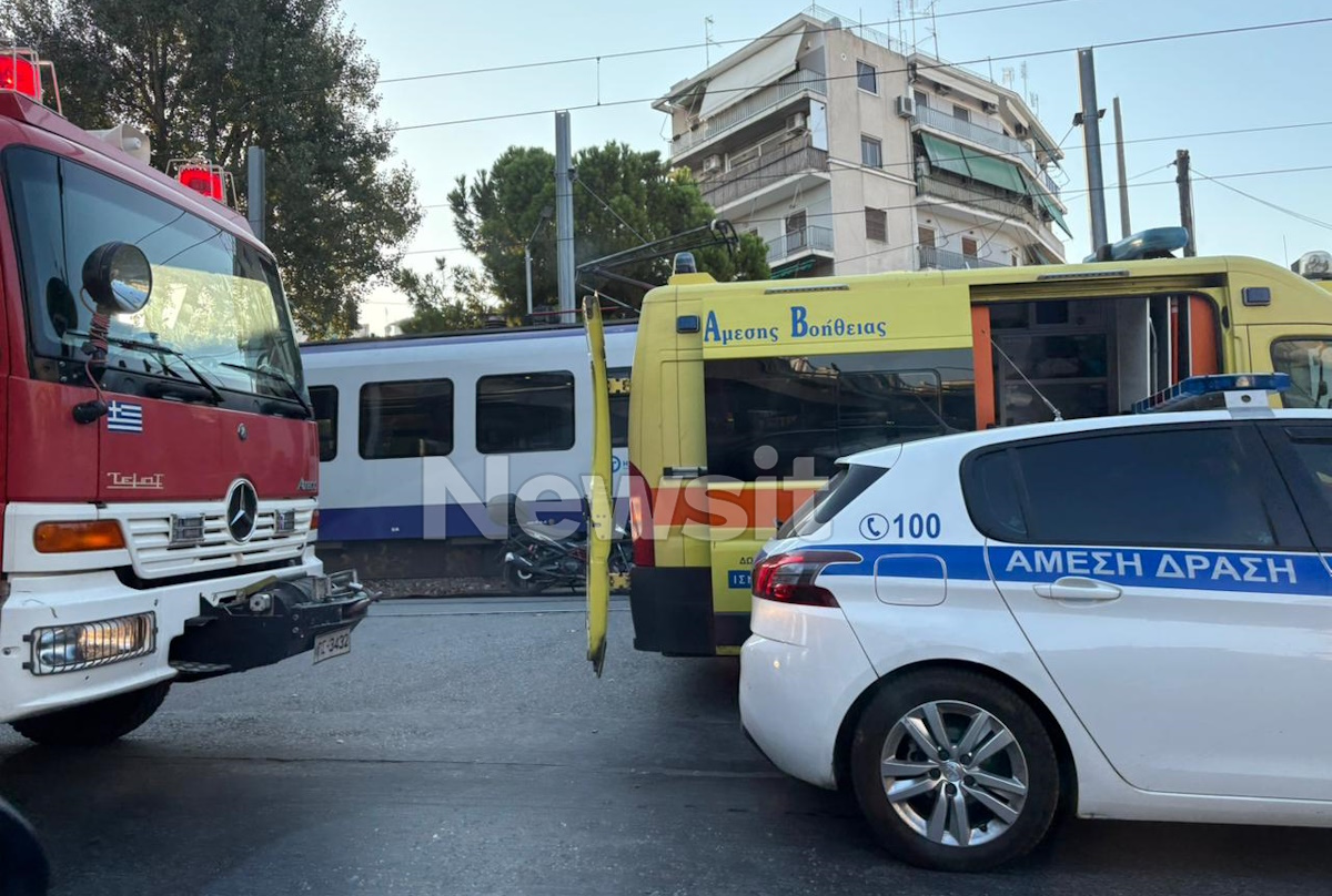Επιχείρηση απεγκλωβισμού από συρμό τρένου