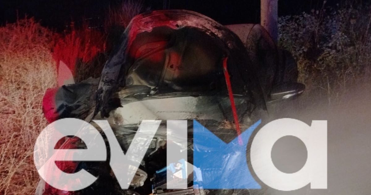 Serious Rolling In Euboea: Car Dropped, caught fire and found in a field – seriously one of the two injured