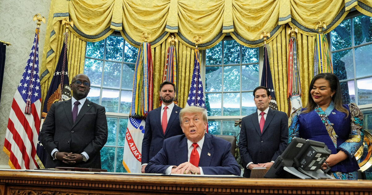 Donald Trump described the “antifa” movement as a terrorist organization