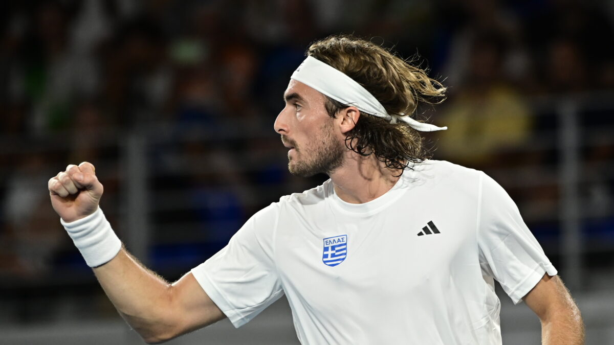 Ο Στέφανος Τσιτσιπάς στο Davis Cup
