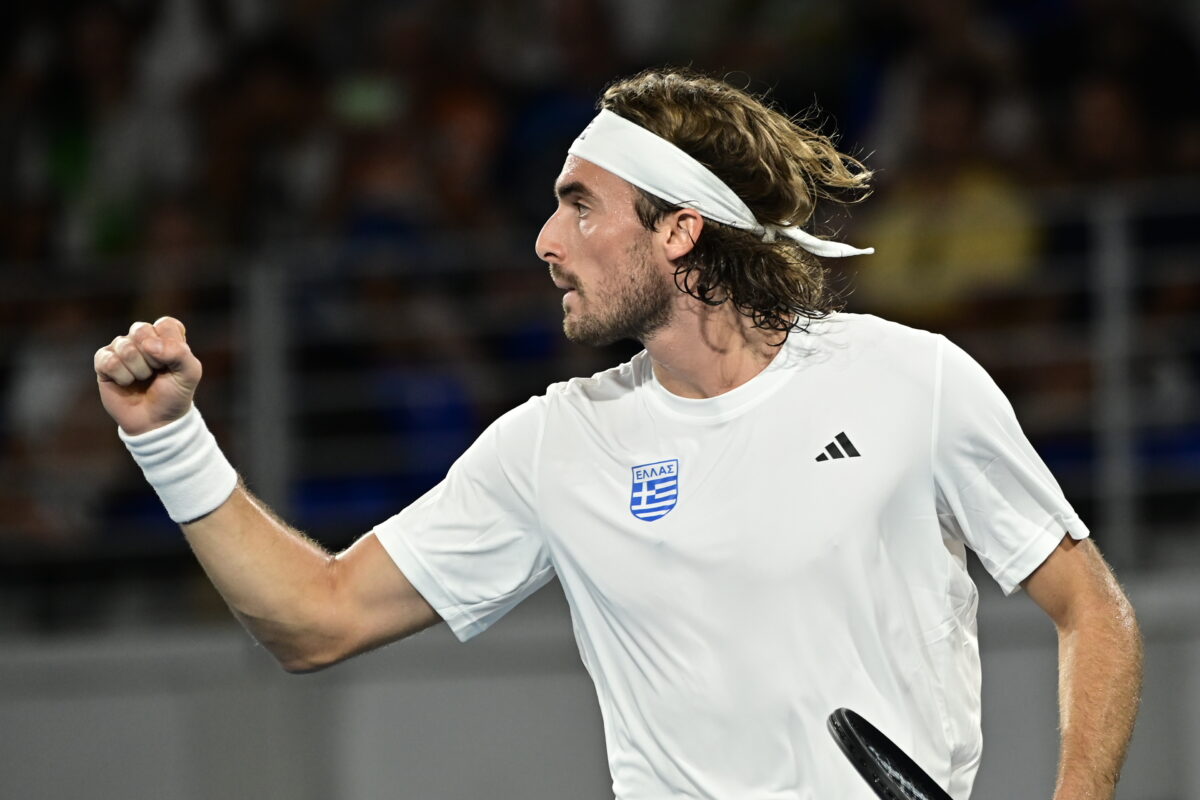 Ο Στέφανος Τσιτσιπάς στο Davis Cup