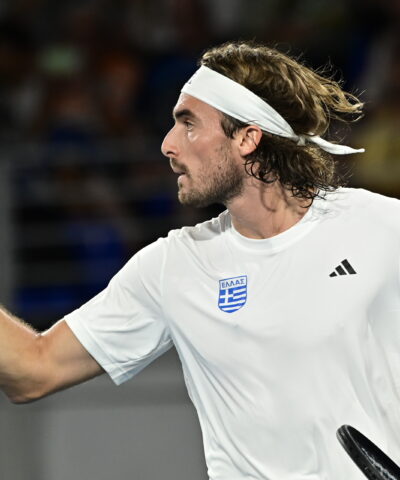 Ο Στέφανος Τσιτσιπάς στο Davis Cup