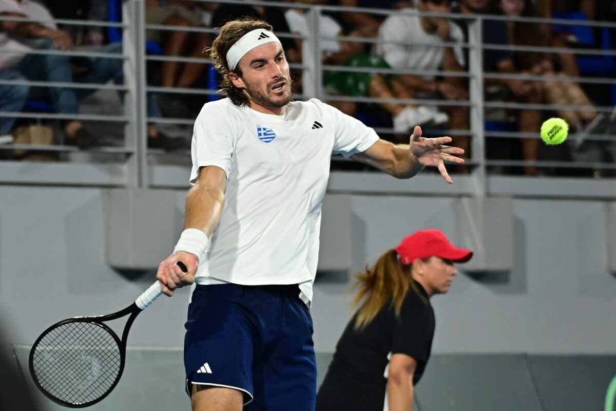 Ο Στέφανος Τσιτσιπάς στο Davis Cup