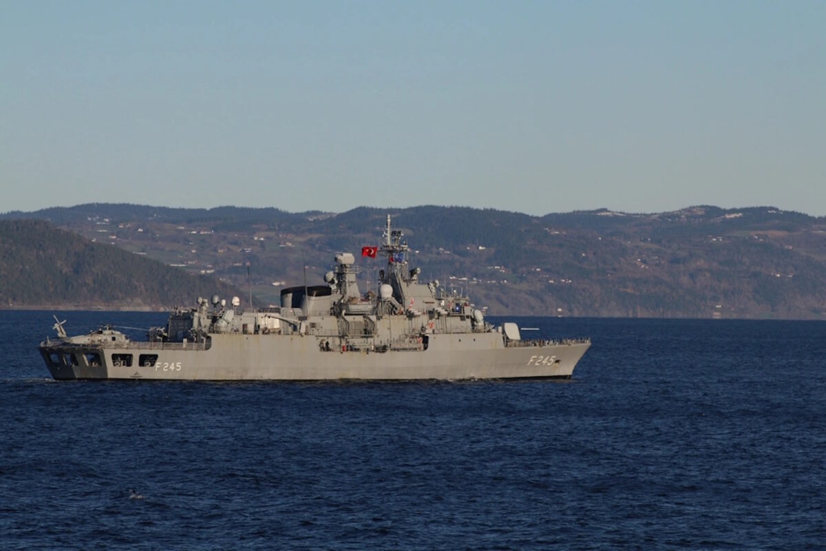 Η τουρκική φρεγάτα TCG Oruc Reis