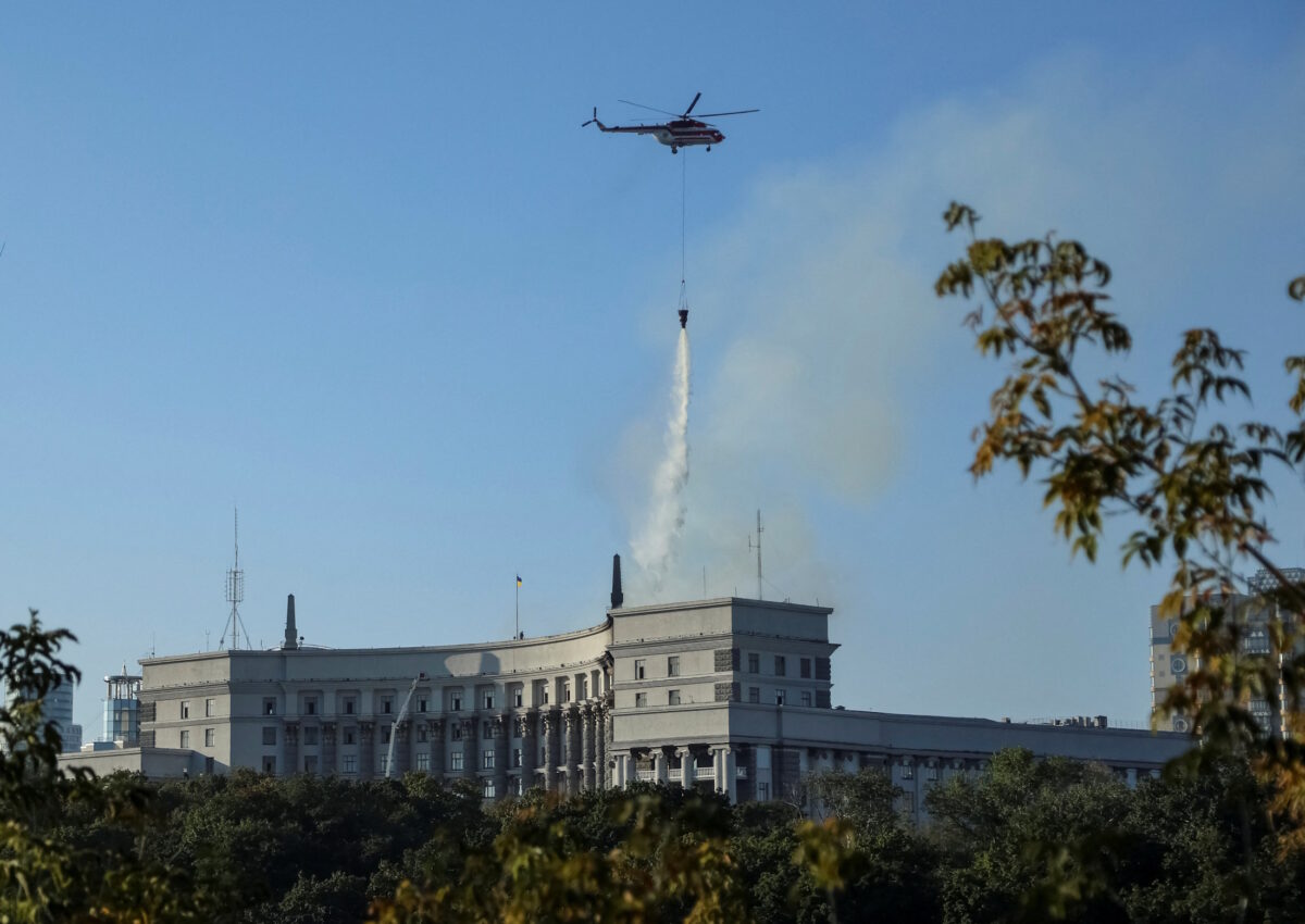 Ρωσική πυραυλική επίθεση στο Κίεβο