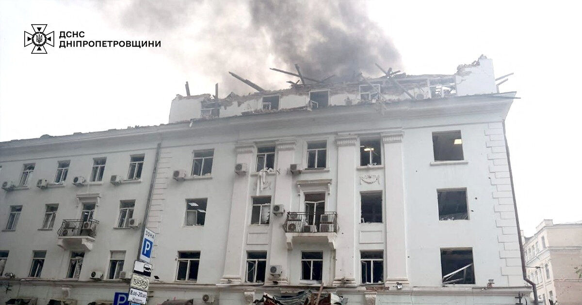 Ukraine: attack Russian drones at noon in Dnipro – one dead and 20 injured