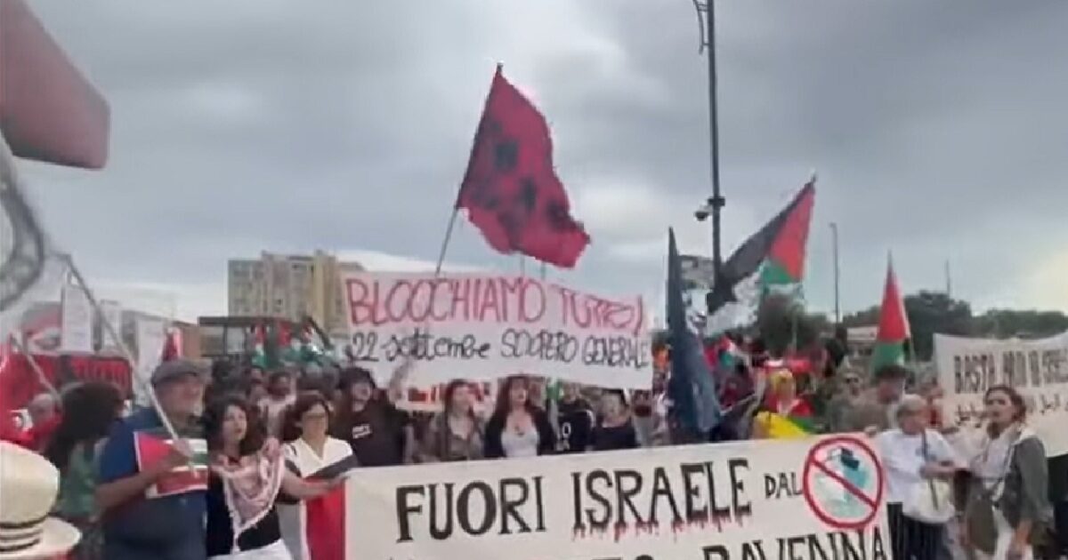 Block in the port of Ravenna: Workers prevented weapons to be sent to Israel