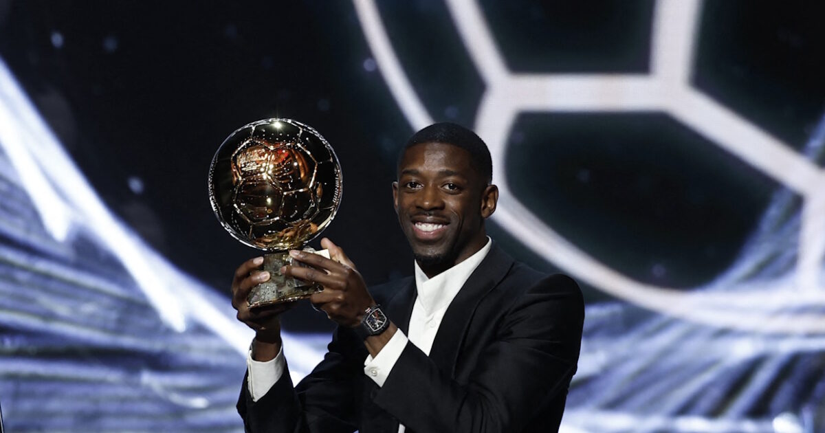 Usman Dembele of Paris Saint -Germain won the Golden Ball for 2025
