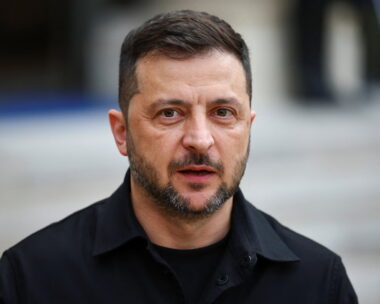 Ο Ουκρανός πρόεδρος, Βολοντίμιρ Ζελένσκι