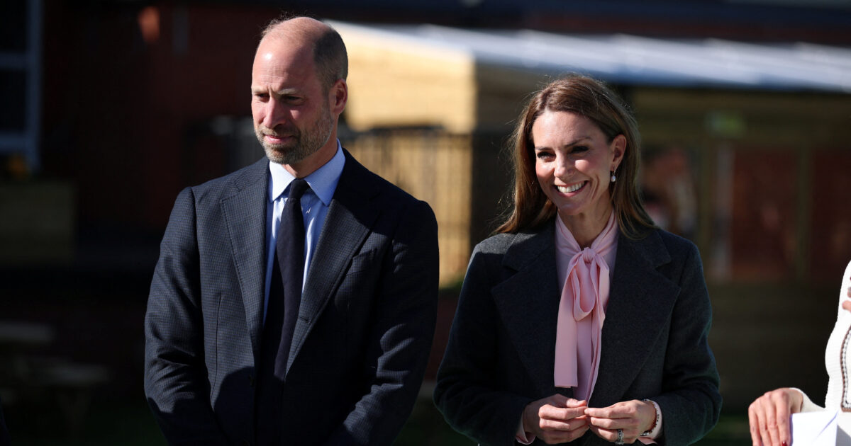 Prince William and Kate Middleton visited Southport a year after the killing of three girls