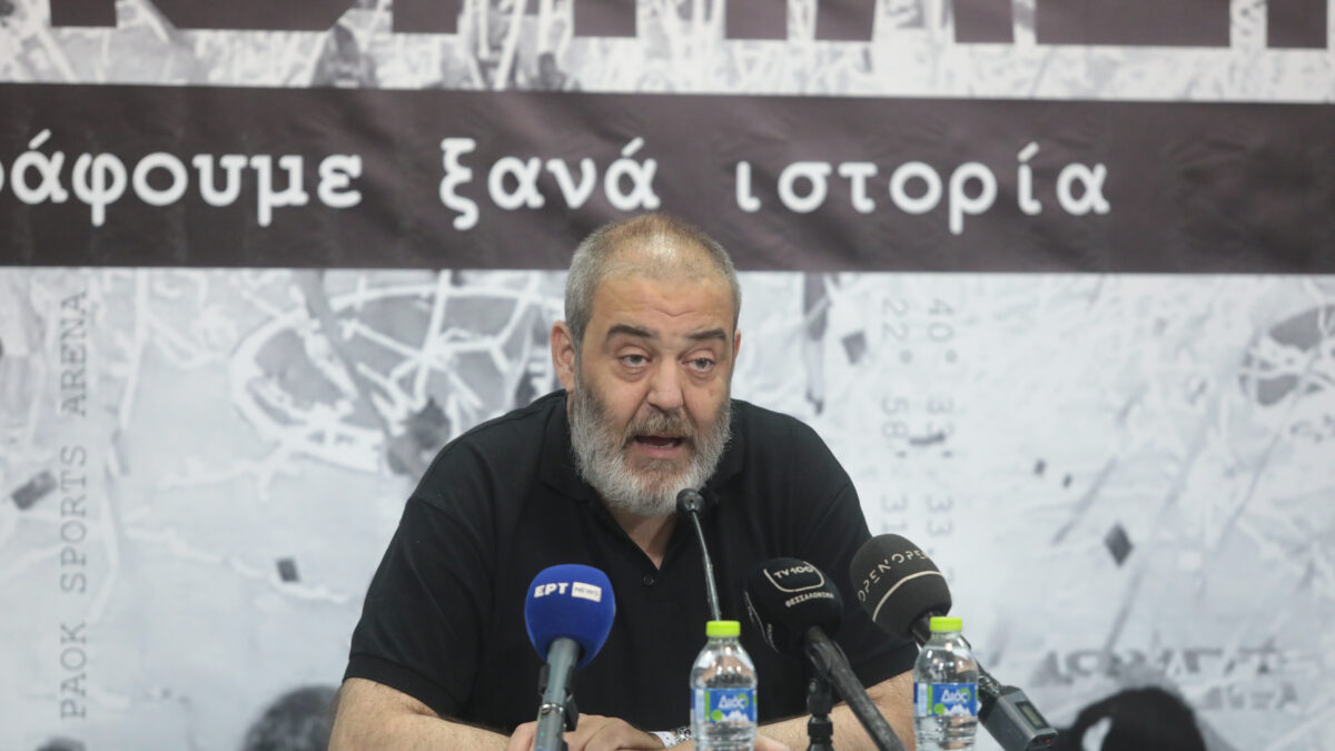 Ο πρόεδρος της ΚΑΕ ΠΑΟΚ, Θανάσης Χατζόπουλος (ΠΑΥΛΟΣ ΜΑΚΡΙΔΗΣ