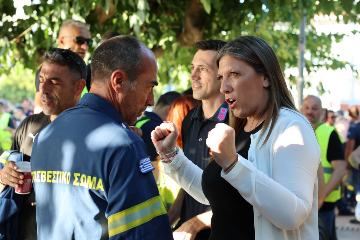 Η πρόεδρος της Πλεύσης Ελευθερίας, Ζωή Κωνσταντοπούλου