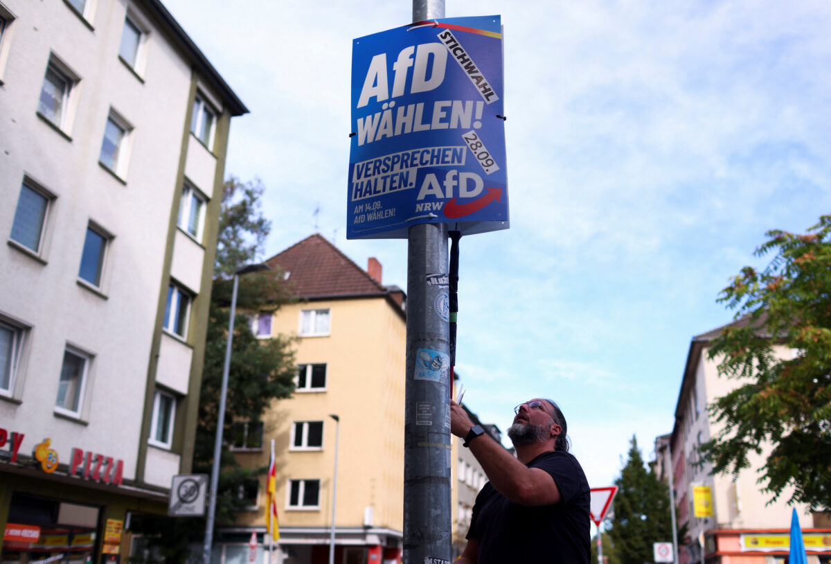 Αφίσα του AFD στη Γερμανία