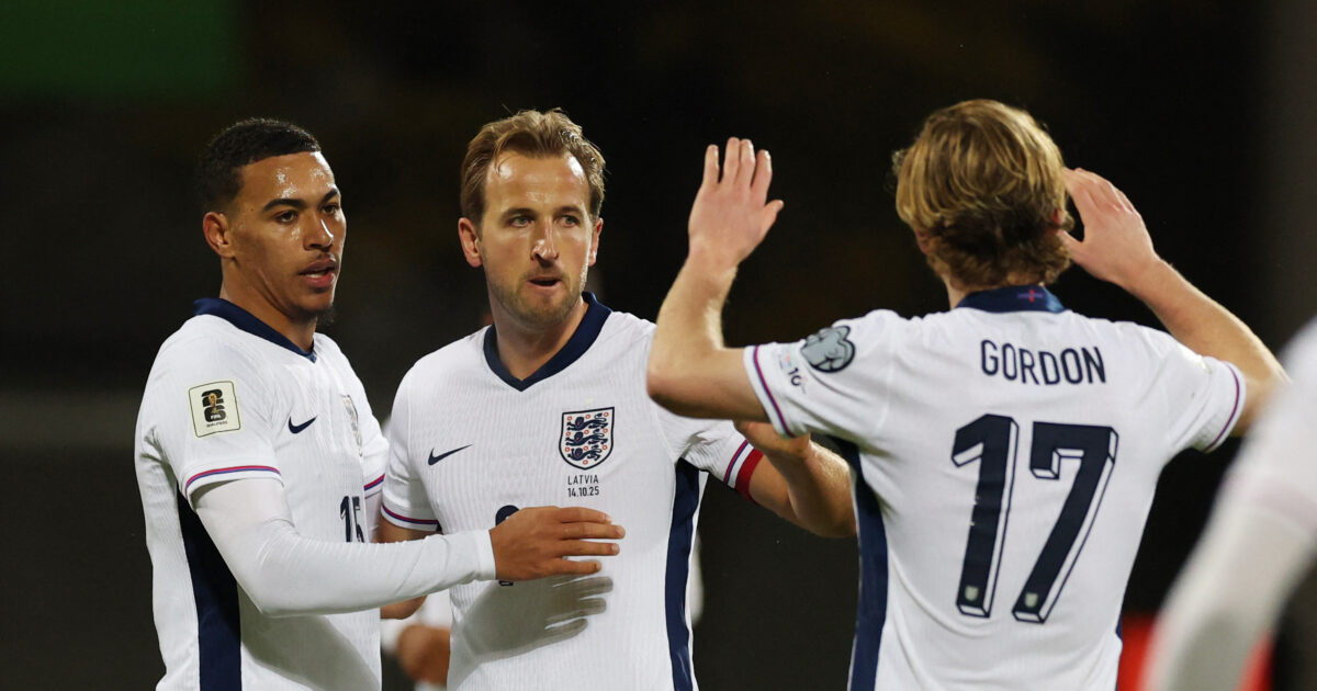 England passed 5-0 from Latvia and qualified for the final of the Mundial 2026