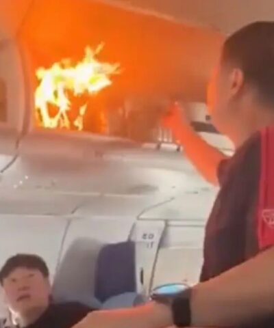 Air China: Πανικός από φωτιά σε αεροπλάνο εν ώρα πτήσης μετά από ανάφλεξη μπαταρίας λιθίου σε βαλίτσα επιβάτη