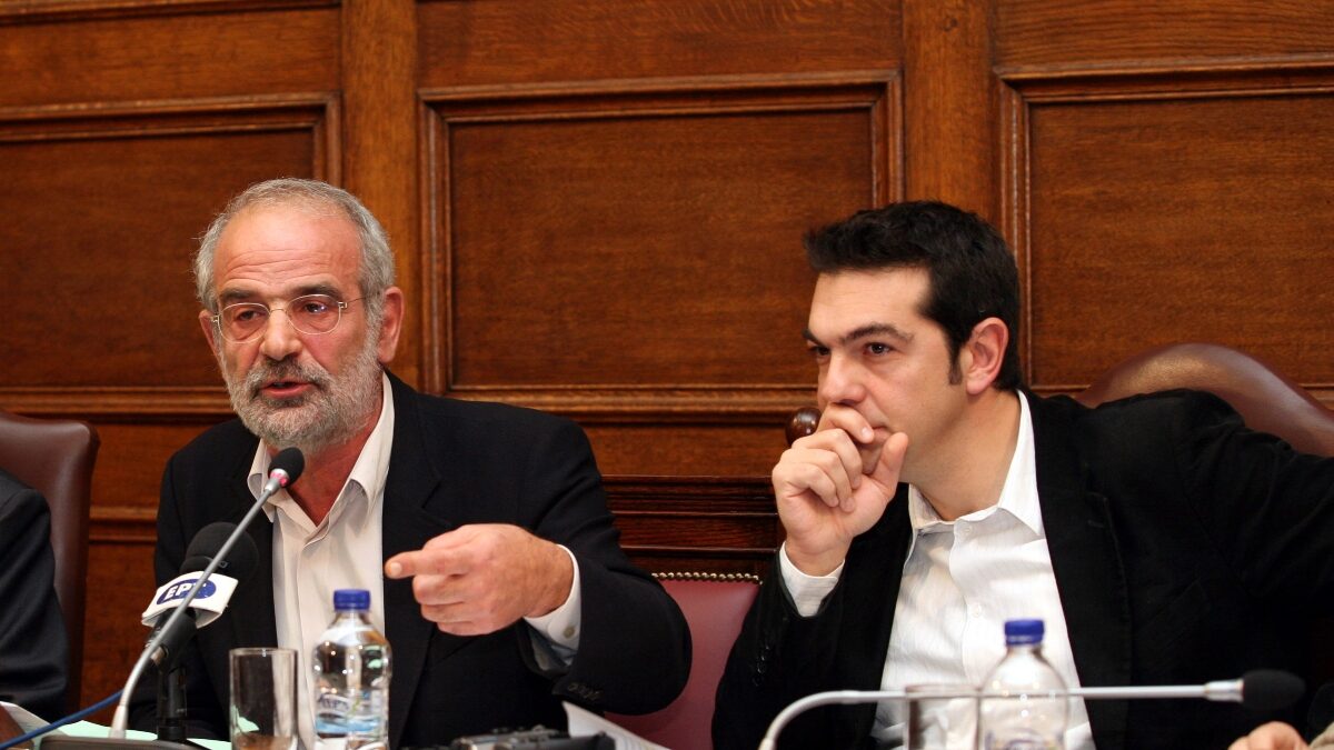Αλέκος Αλαβάνος και Αλέξης Τσίπρας