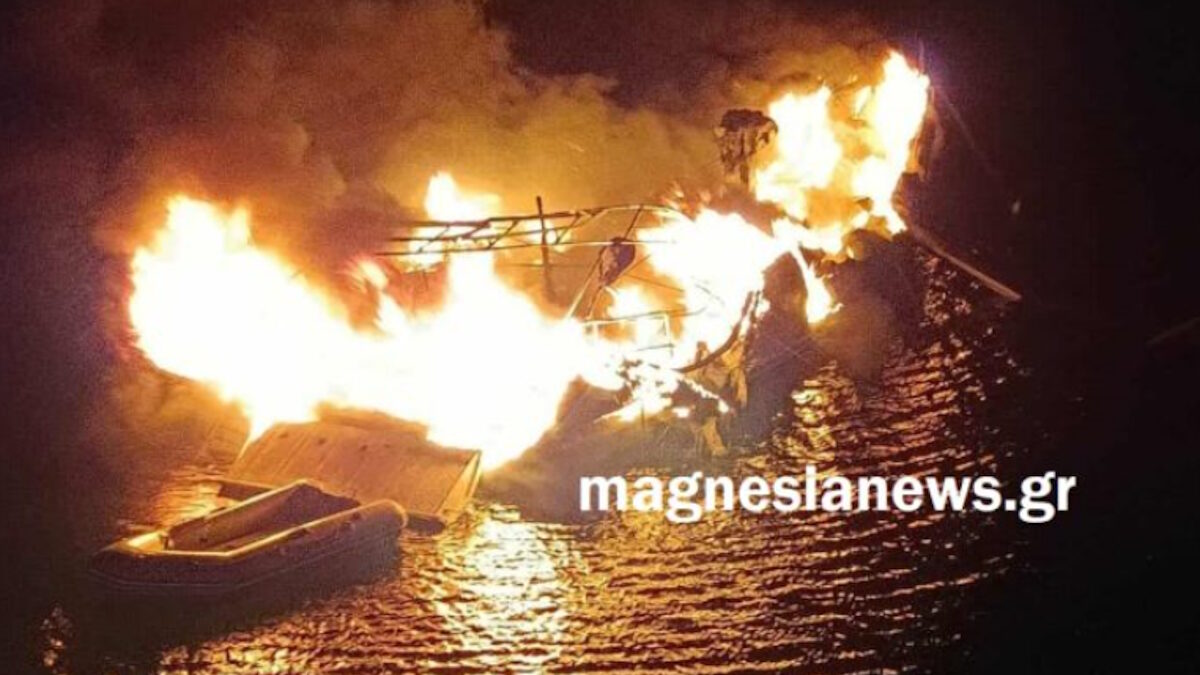 Καταστράφηκε ολοσχερώς το ιστιοφόρο στην Αλόννησο
