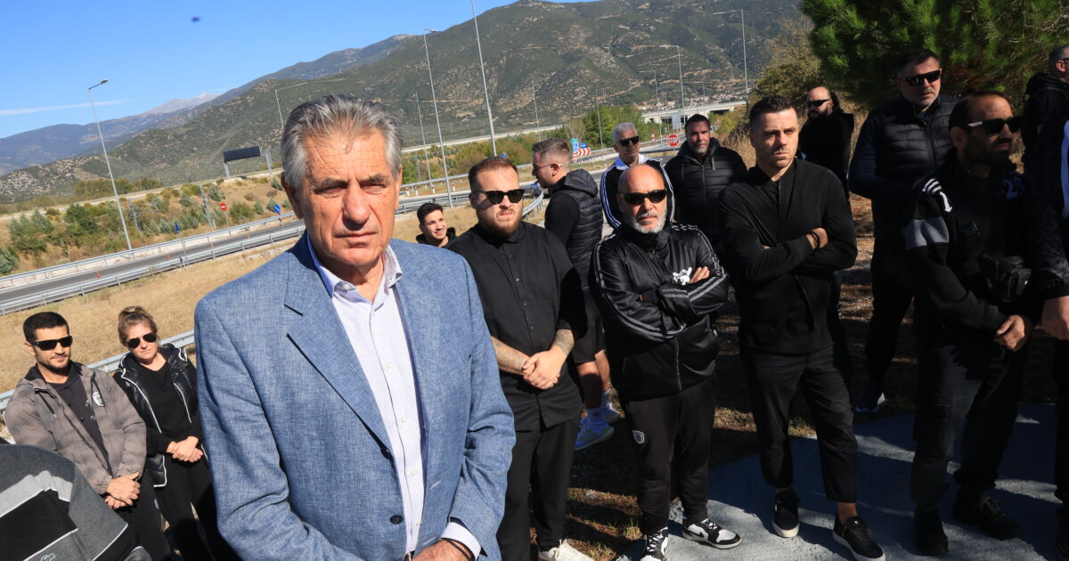 PAOK: The annual memorial service for the 1999 victims in Tempi