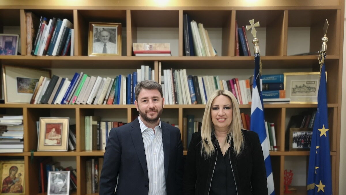 Νίκος Ανδρουλάκης και Φώφη Γεννηματά