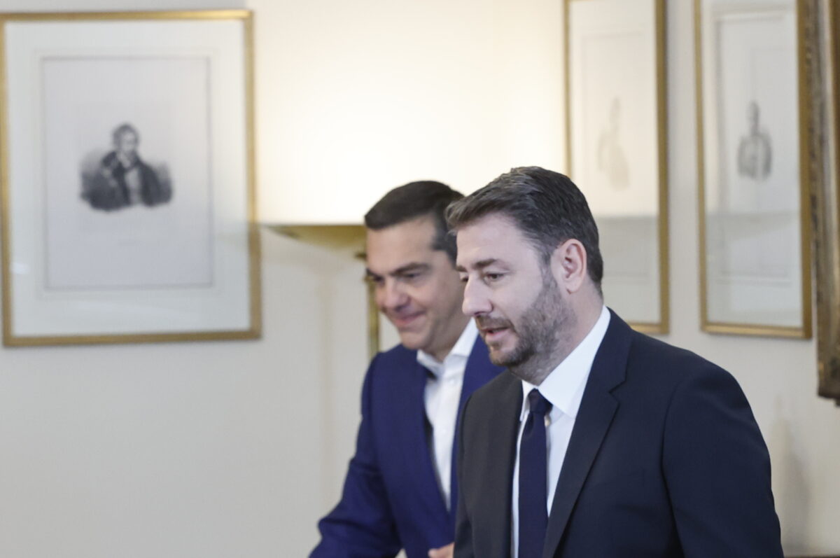Αλέξης Τσίπρας και Νίκος Ανδρουλάκης