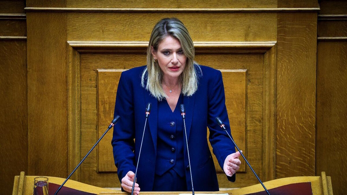 Η Υφυπουργός Εργασίας και Κοινωνικής Ασφάλισης, Άννα Ευθυμίου