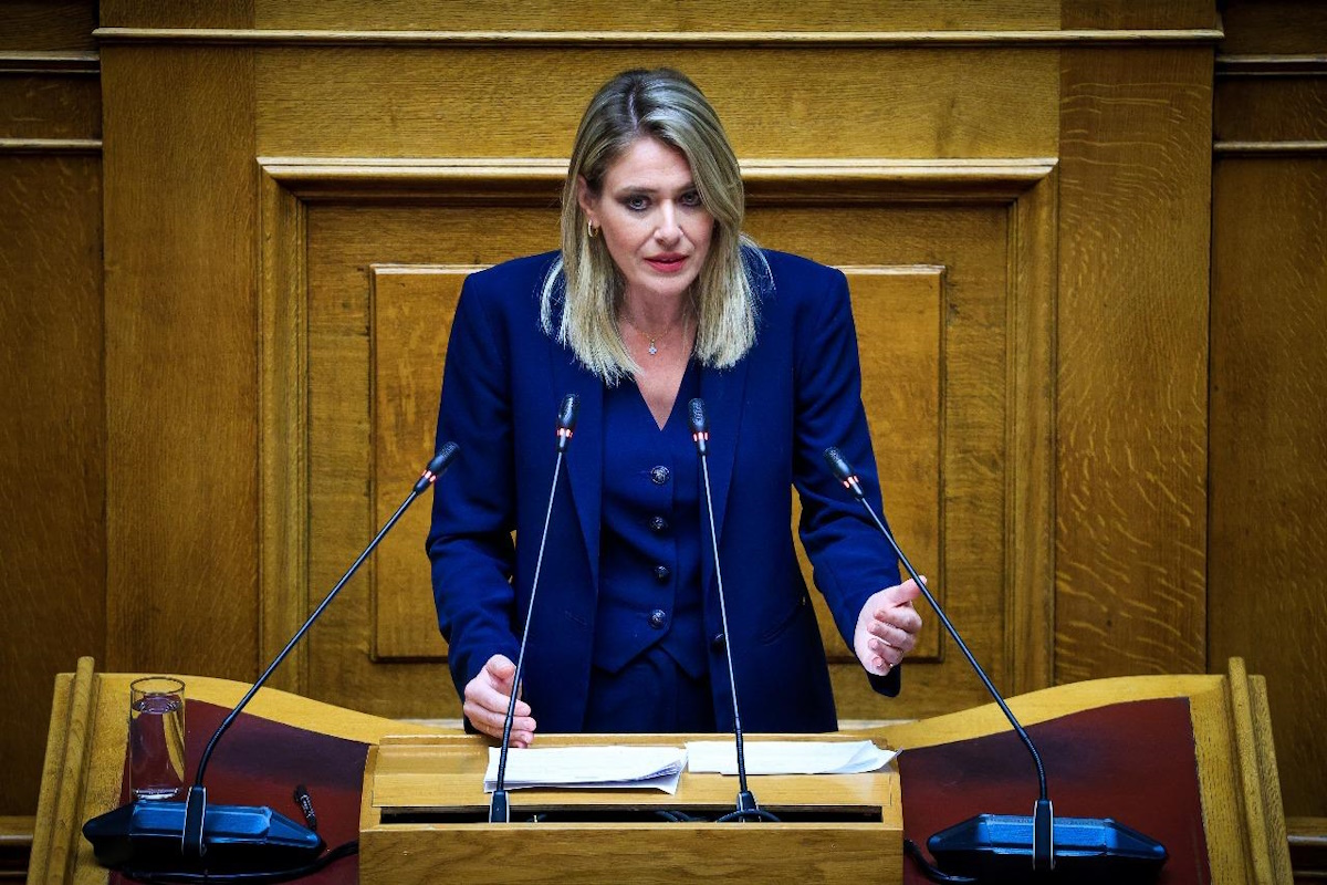 Η Υφυπουργός Εργασίας και Κοινωνικής Ασφάλισης, Άννα Ευθυμίου