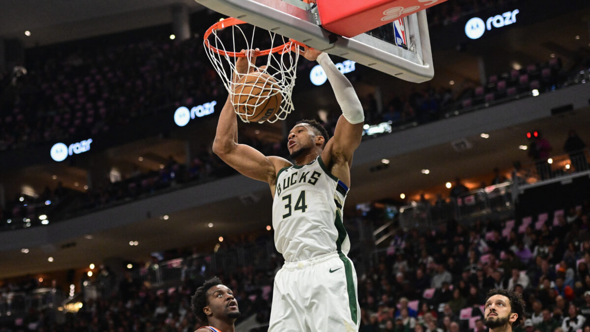 Ο Γιάννης Αντετοκούνμπο κόντρα στους Νιου Γιορκ Νικς