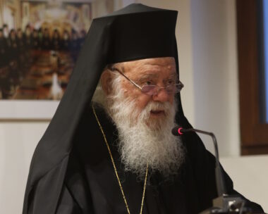 Ο Αρχιεπίσκοπος Ιερώνυμος
