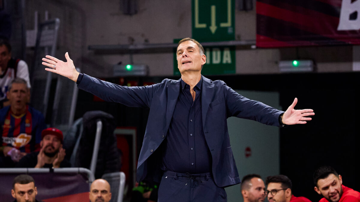 Ο Γιώργος Μπαρτζώκας στο παιχνίδι με την Μπασκόνια