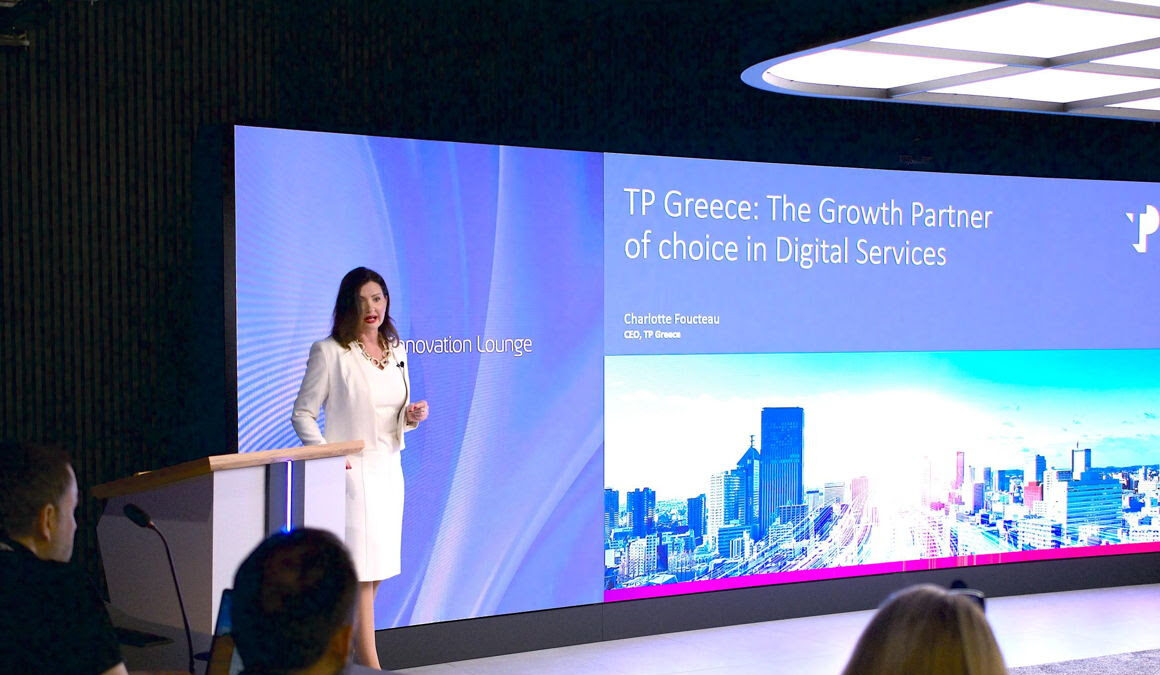 Η Charlotte Foucteau, CEO της TP Greece