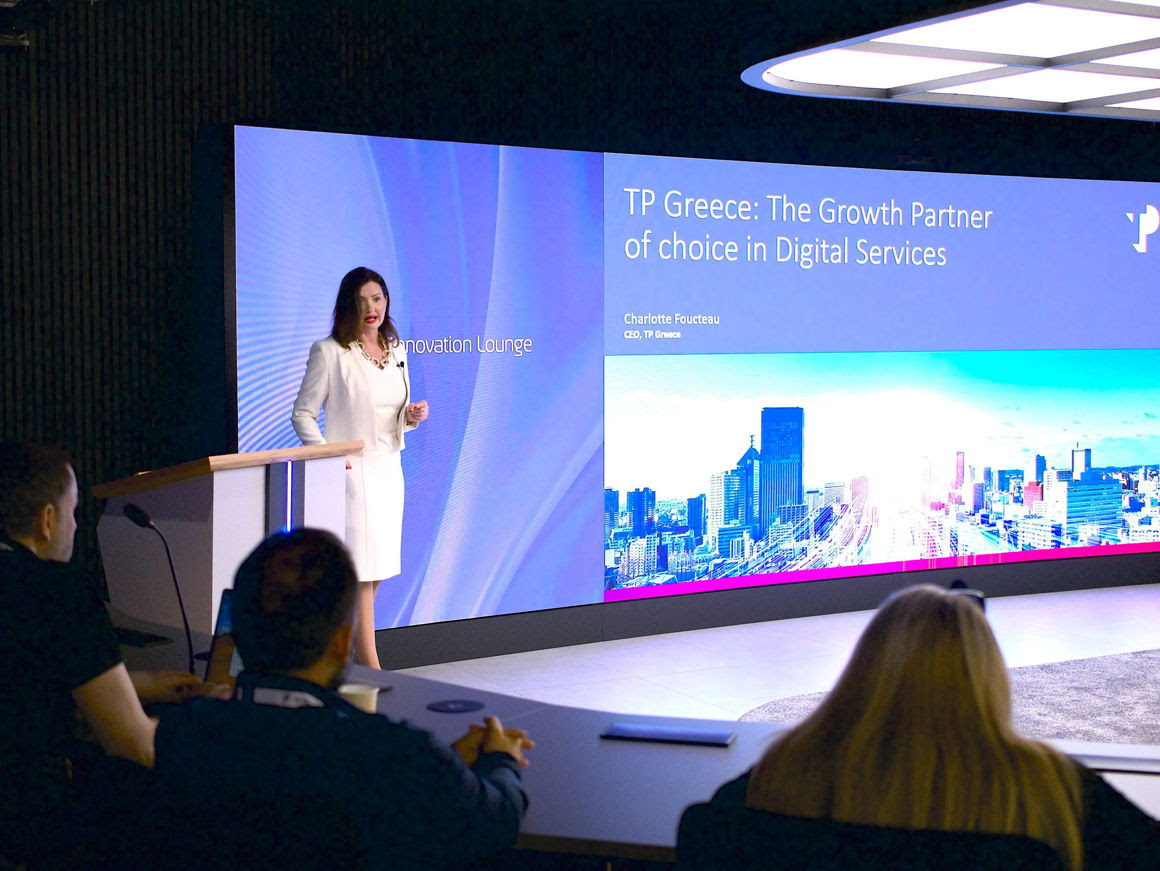Η Charlotte Foucteau, CEO της TP Greece