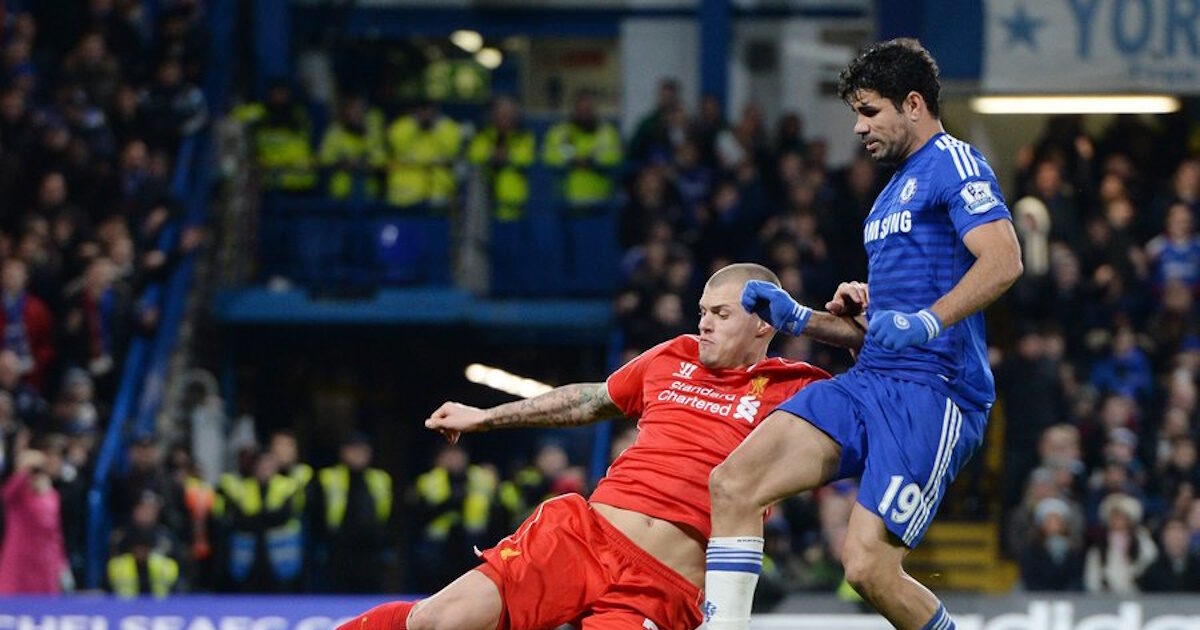 In the friendly veterans Chelsea – Liverpool Diego Costa was quarreling with Martin Skrtel