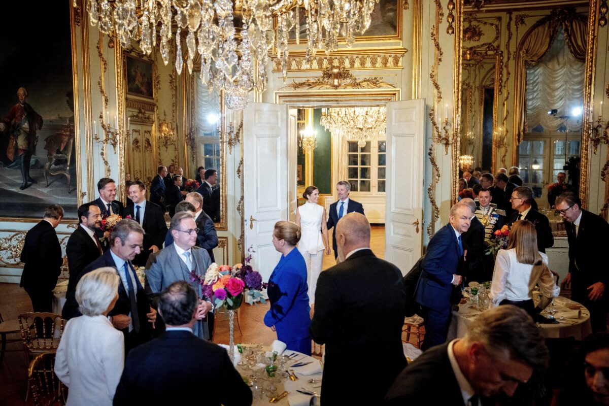 The impressive dinner by the Danish king to EU leaders
