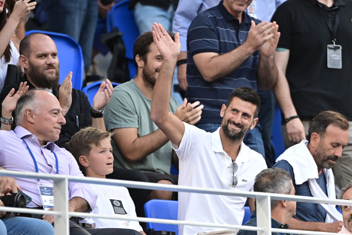 Ο Νόβακ Τζόκοβιτς στο Davis Cup