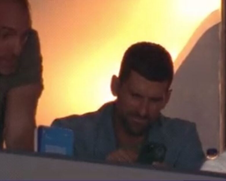 Ο Νόβακ Τζόκοβιτς στο TELEKOM CENTER Athens για τον αγώνα του Παναθηναϊκού με την Μακάμπι Τελ Αβίβ