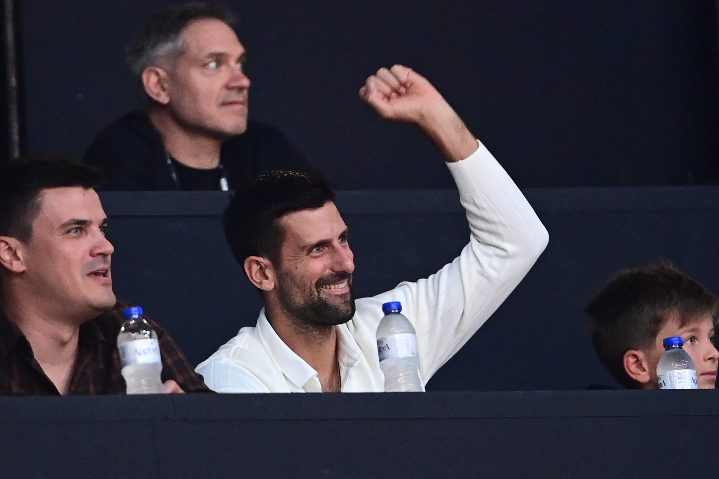 Ο Νόβακ Τζόκοβιτς στο ΣΕΦ/ (ΓΙΩΡΓΟΣ ΜΑΤΘΑΙΟΣ / EUROKINISSI)