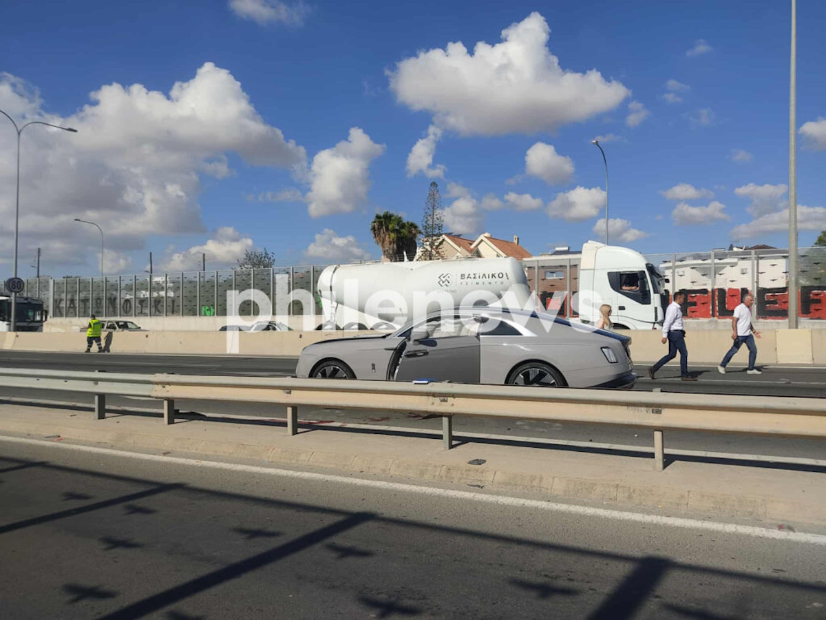 Το αυτοκίνητο του Κύπριου επιχειρηματία που δολοφονήθηκε