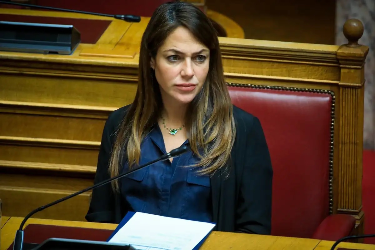 Η υπουργός Κοινωνικής Συνοχής και Οικογενείας, Δόμνα Μιχαηλίδου
