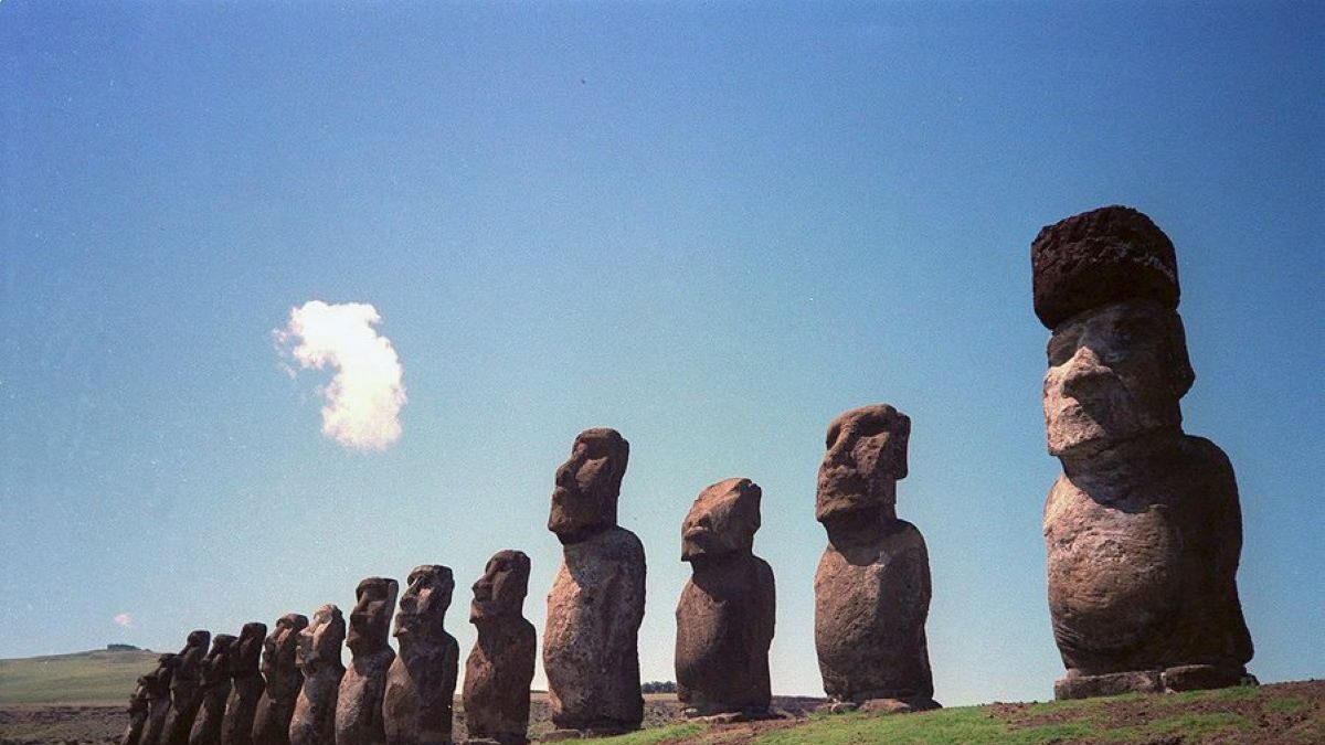 Αγάλματα «Moai» στο Νησί του Πάσχα