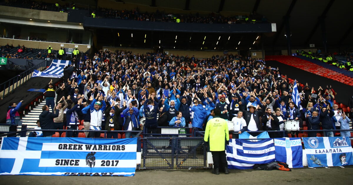 National Football: With 2000 Greek fans on her side for victory in Scotland