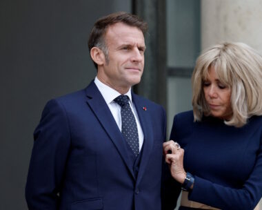 Ο Γάλλος Πρόεδρος, Emmanuel Macron και η σύζυγός του, Brigitte Macron